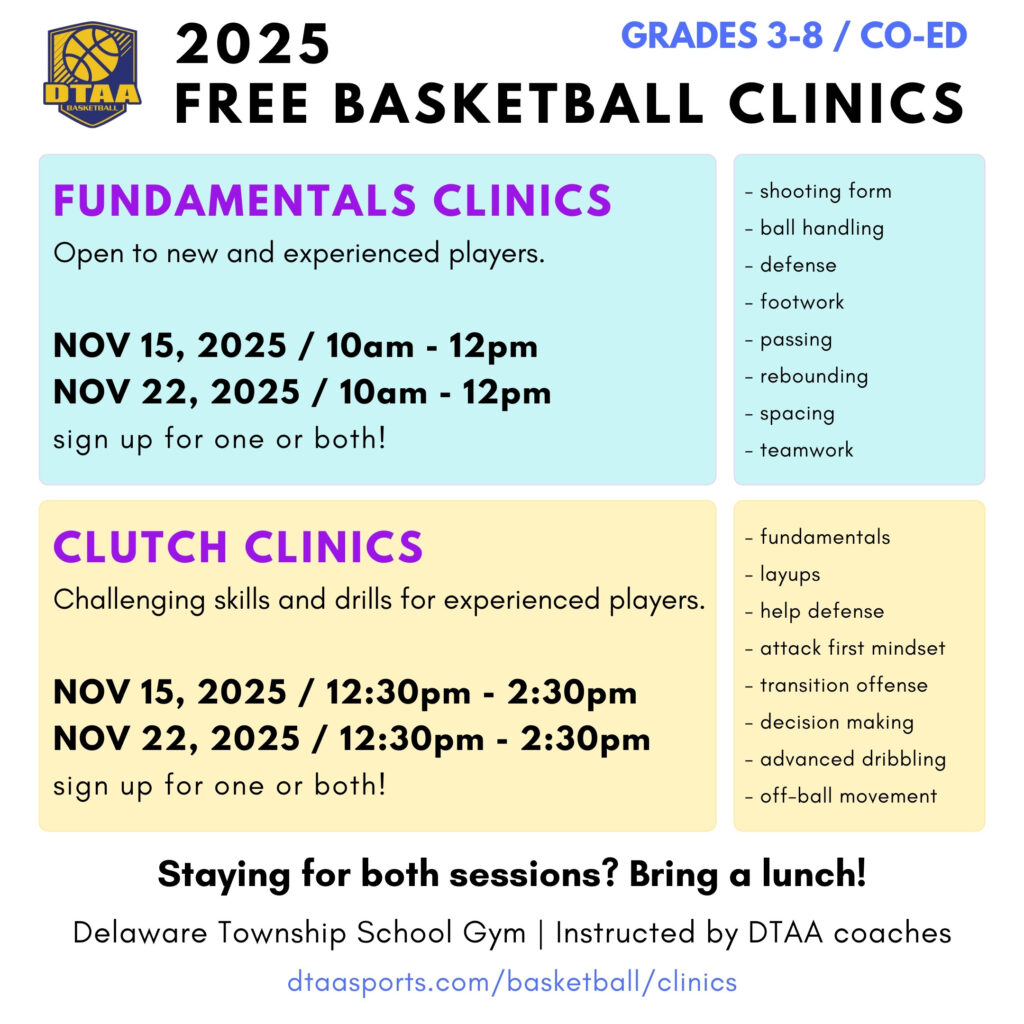 2025 DTAA Basketball Clinics